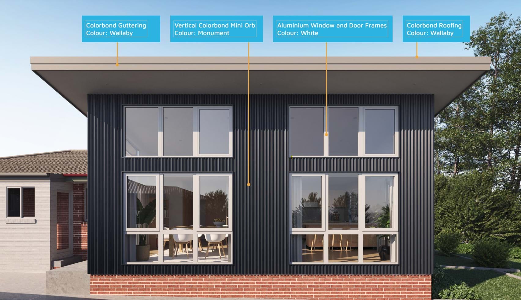 Materials used for Design 1009