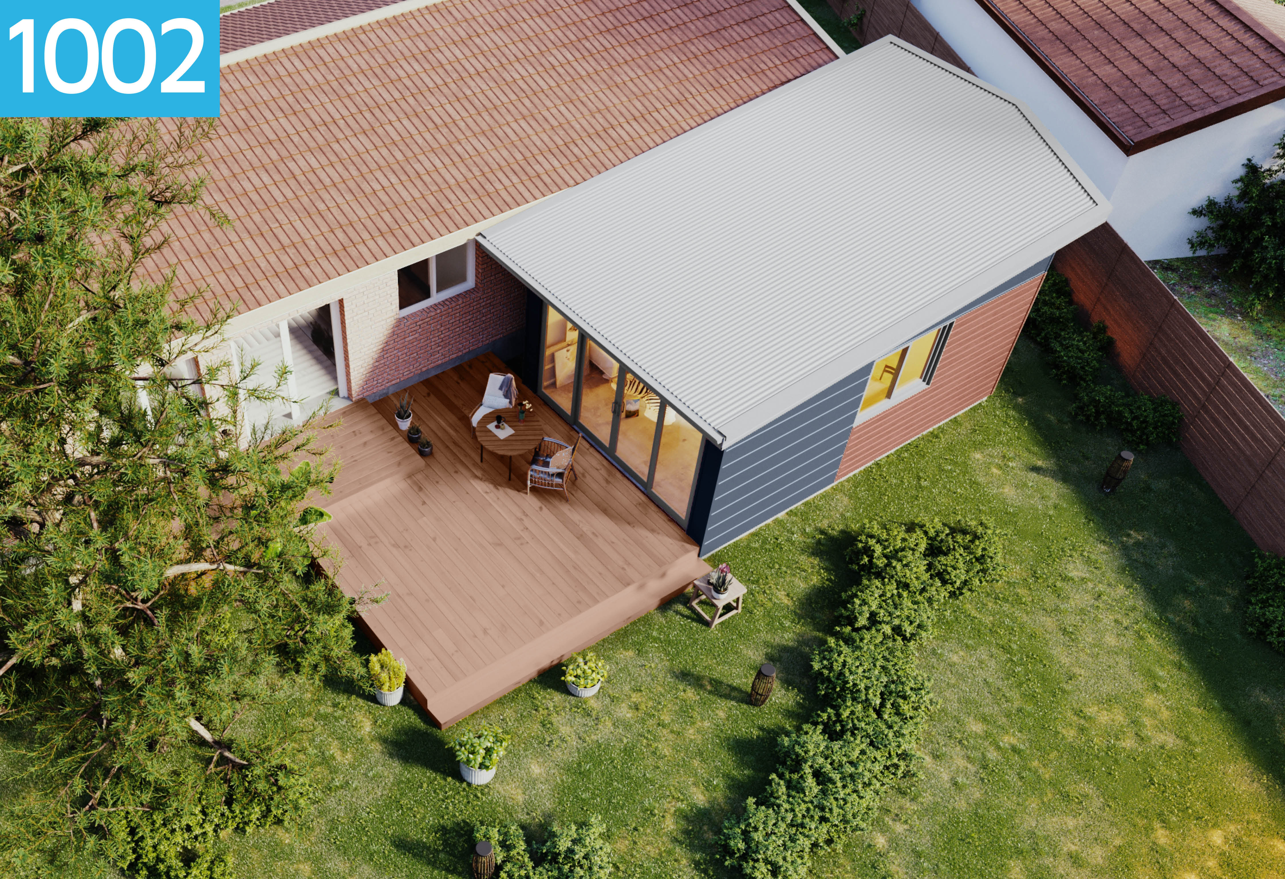 Design 1002 | Overhead shot